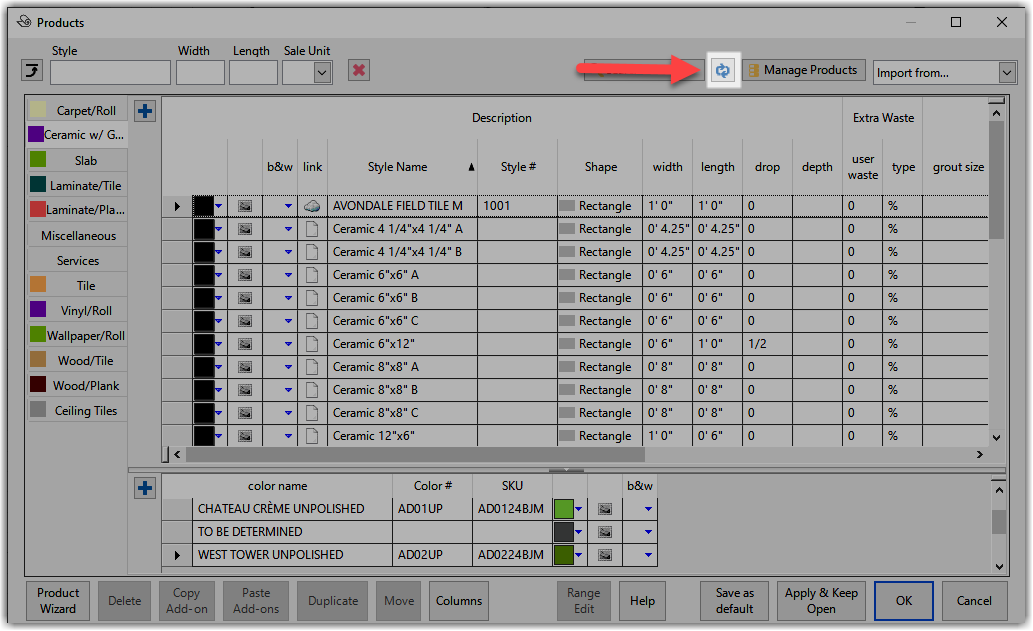 How to Refresh Product Information from your RFMS Database to your ...